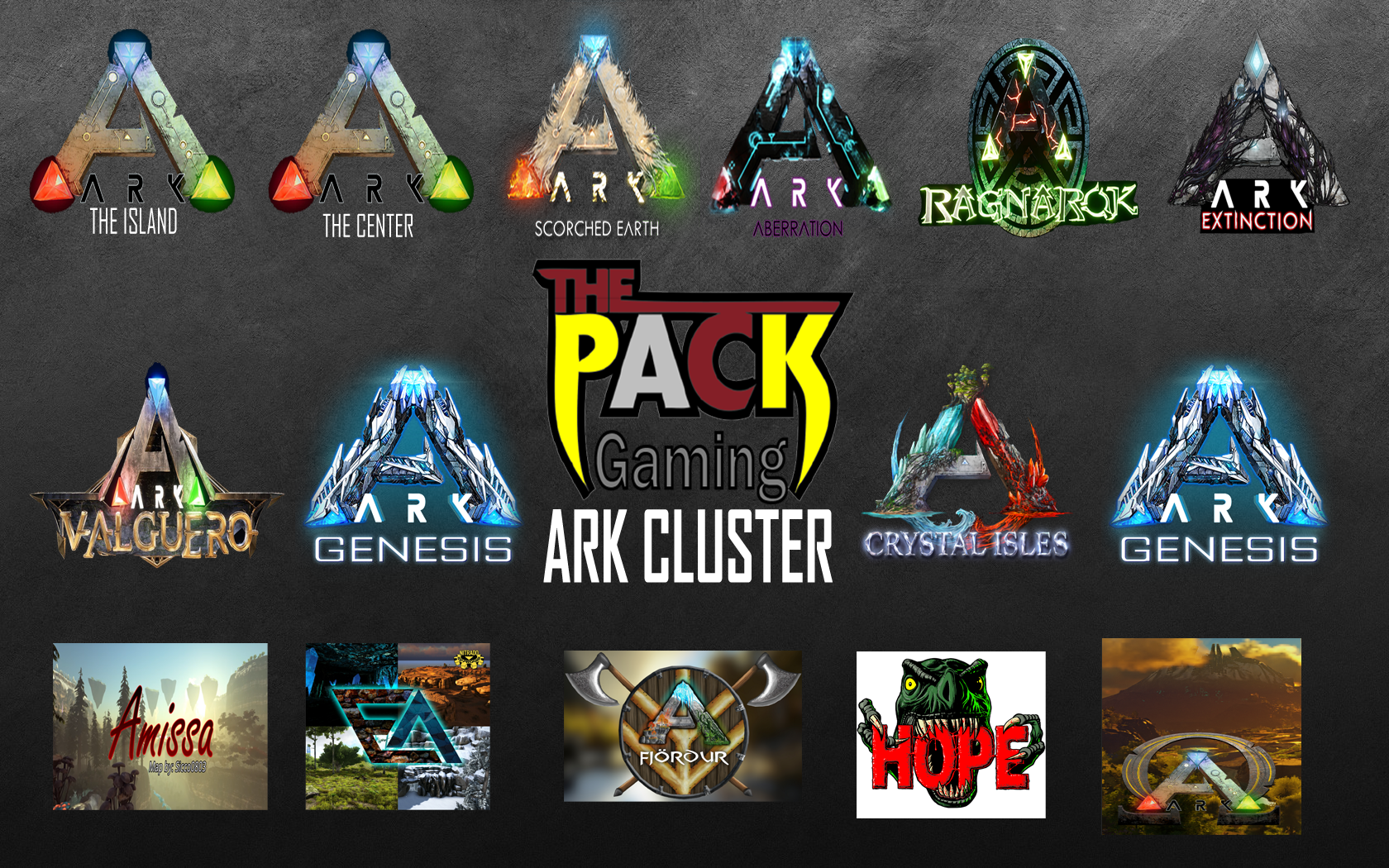 Our Ark Survival Pve Cluster The Pack Gaming