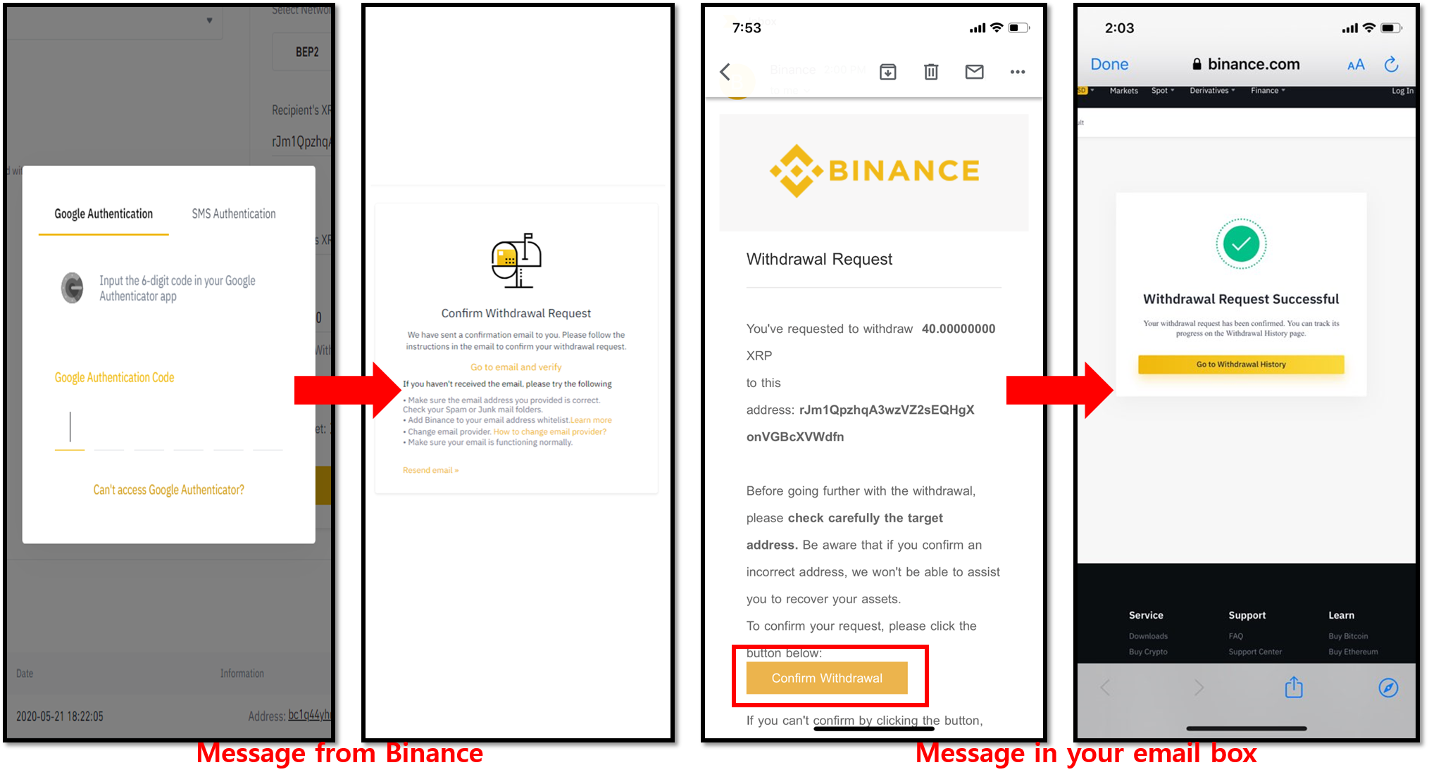 Using Binance exchange for transfers (XRP example) - D ...