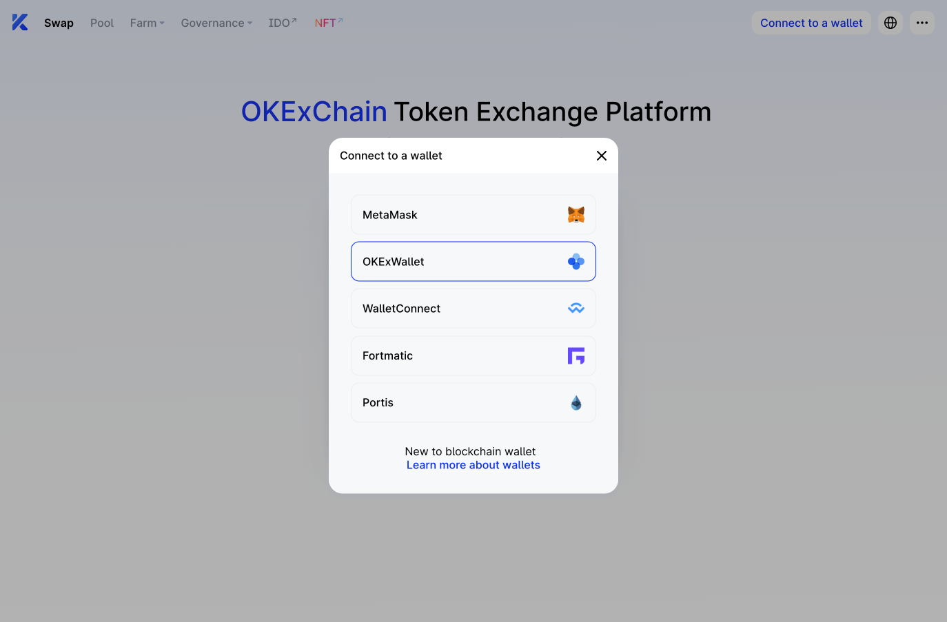 OKEx Wallet - KSwap Finance
