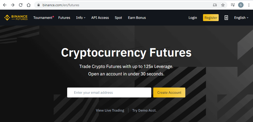 testnet.binance future.com